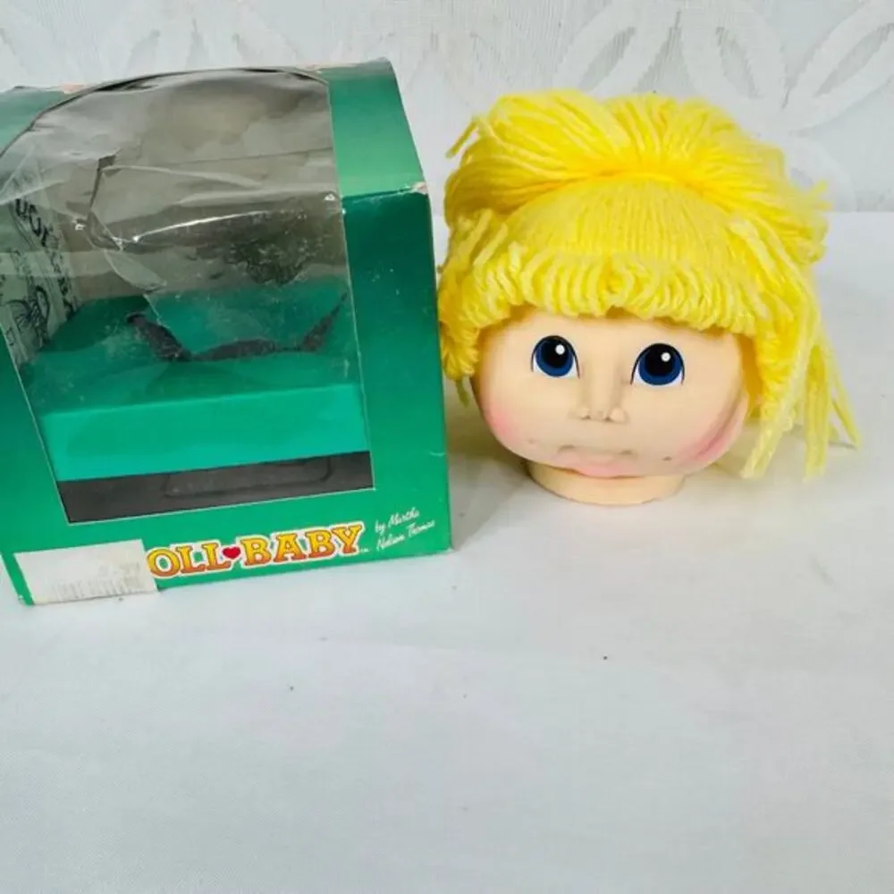 5 for $25| Original Doll Baby Doll‎ Head by Martha Nelson Blonde Ponytail